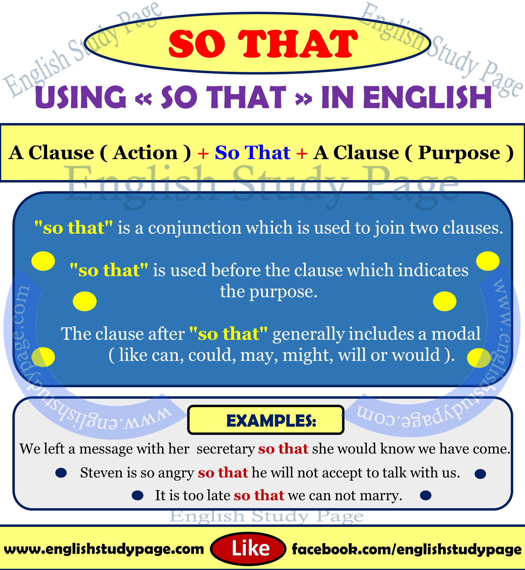 Using so that in English - English Study Page