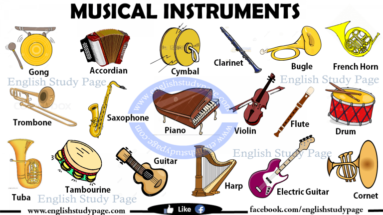 Musical Instruments In English - English Study Page