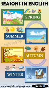 Seasons in English - English Study Page