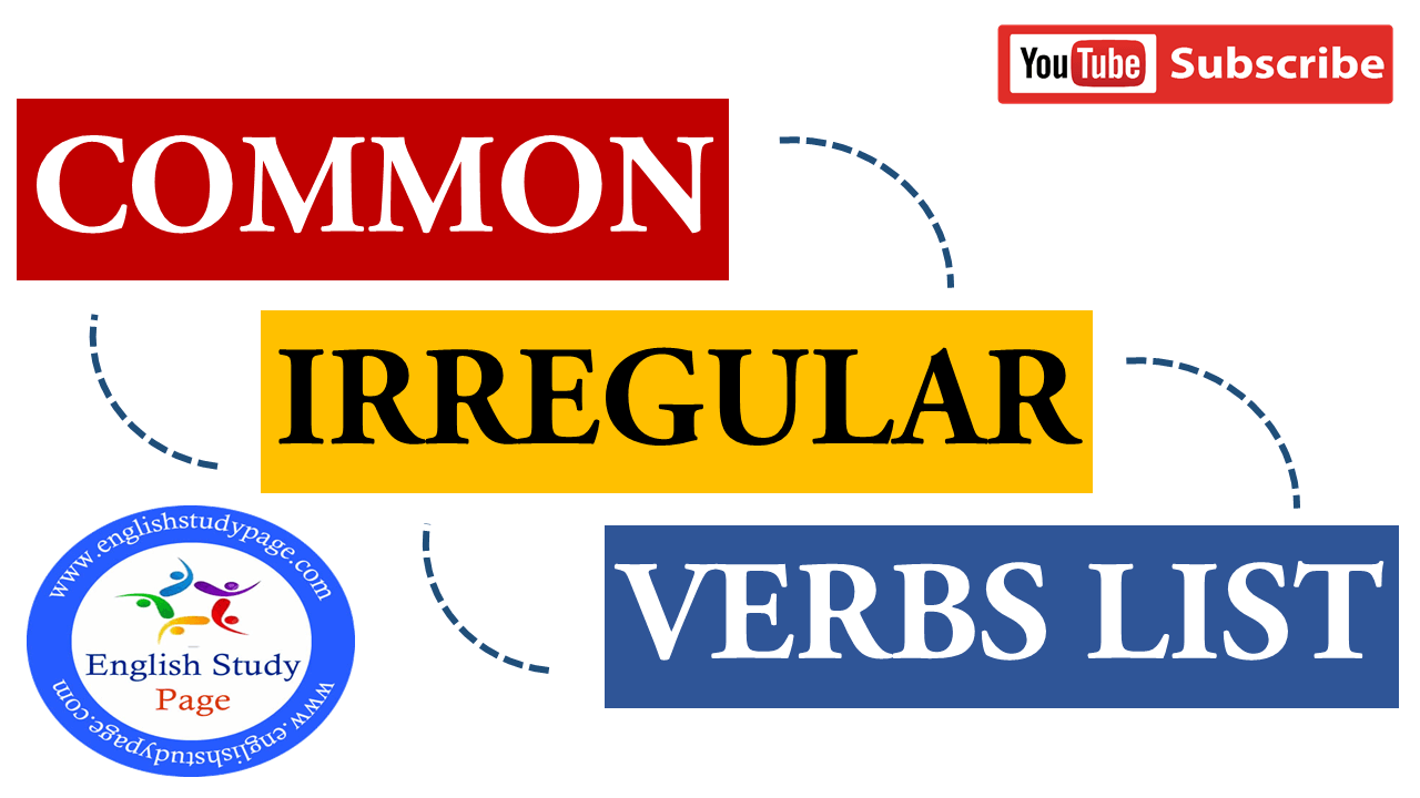 Common Irregular Verbs List in English – Video