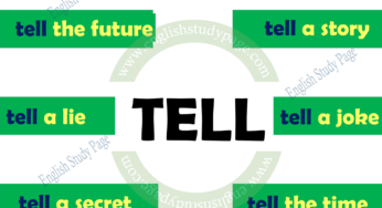 Collocations With TELL in English