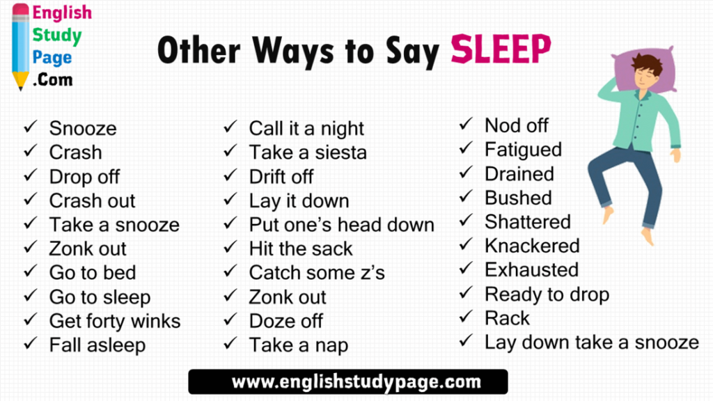 30-other-ways-to-say-sleep-in-english-english-study-page