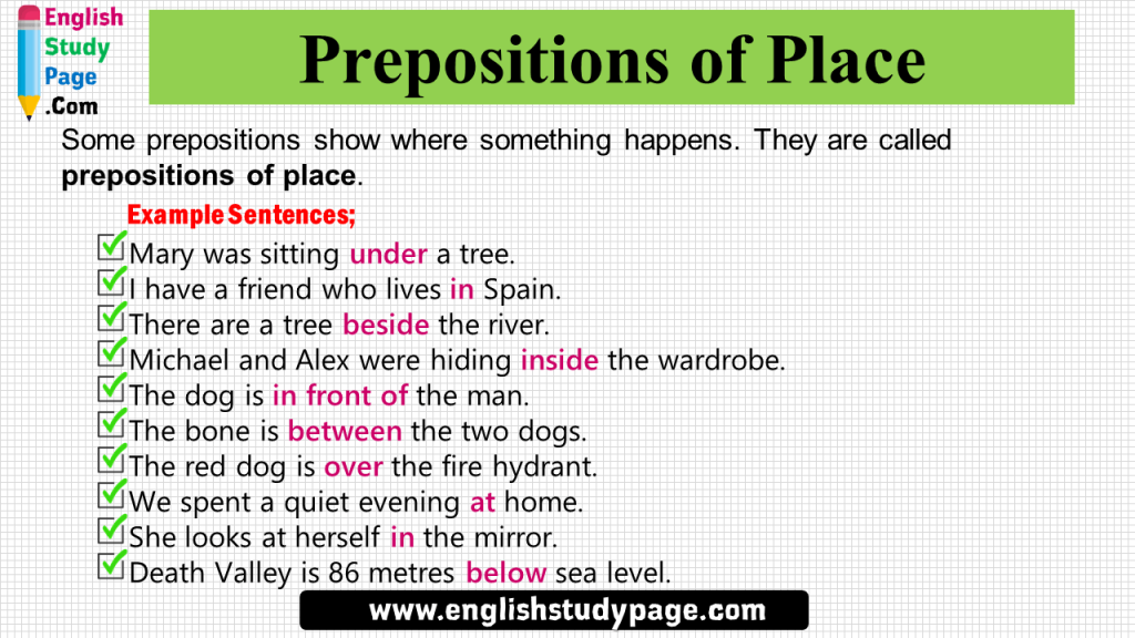 Sentence Using Preposition Over